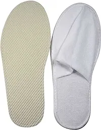 Adhvik Pack Of 1 Pair Free Size Close Toe Cloth Disposable Slippers for Home/hotel/spa, Party Guest, Salons, Hotels, Hospitals and Home and Travel Airline For Women-thumb1