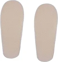 Adhvik 2 Pair Free Size Open Toe Cloth Disposable Slippers for Home/hotel/spa, Party Guest, Salons, Hotels, Hospitals and Home-thumb1