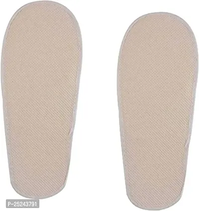 Adhvik 2 Pair Free Size Open Toe Cloth Disposable Slippers for Home/hotel/spa, Party Guest, Salons, Hotels, Hospitals and Home-thumb2