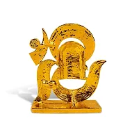 Adhvik Lord Shiv | Mahadev | Shivling Pindi Om Idol (St-476) Multicolor Metal God Stand Statue for Home/ Mandir/office Table Decor /Car Dashboard Murti Showpiece-thumb3