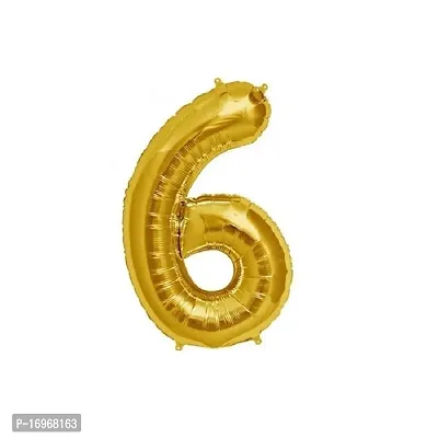 6 Number Birthday Party Decoration/Birthday suppliers /Birthday Decoration Foil-thumb0