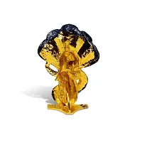 Adhvik Lord Kahna | Krishn | Sheshnaag Krishna Idol (St-1092) Multicolor Metal God Stand Statue for Home/ Mandir/office Table Decor /Car Dashboard Murti Showpiece-thumb3