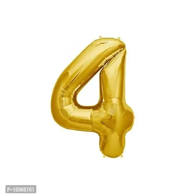 4 Number Birthday Party Decoration/Birthday suppliers /Birthday Decoration Foil-thumb0