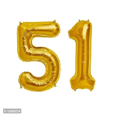 51 Number Birthday Party Decoration/Birthday suppliers /Birthday Decoration Foil