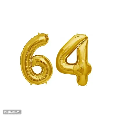 64 Number Birthday Party Decoration/Birthday suppliers /Birthday Decoration Foil-thumb0