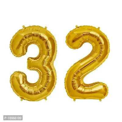 32 Number Birthday Party Decoration/Birthday suppliers /Birthday Decoration Foil