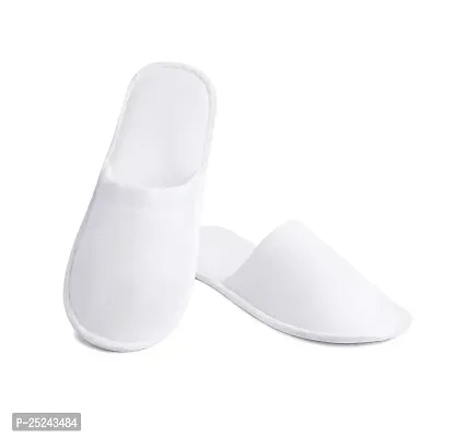 Adhvik Pack Of 2 Pair Free Size Close Toe Cloth Disposable Slippers for Home/hotel/spa, Party Guest, Salons, Hotels, Hospitals and Home and Travel Airline For Women