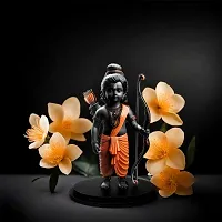 Adhvik Ram Lalla 2d Idol Ayodhya Mdf Wooden Murti Statue God Stand For car Dashboard-thumb3