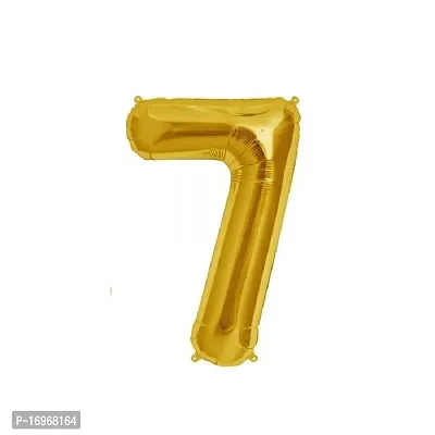 7 Number Birthday Party Decoration/Birthday suppliers /Birthday Decoration Foil-thumb0