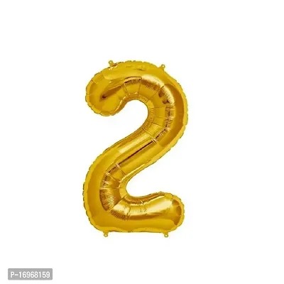 2 Number Birthday Party Decoration/Birthday suppliers /Birthday Decoration Foil-thumb0