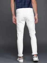 Classic Denim Solid Jeans For Men-thumb1