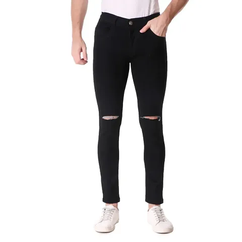 MEN KNEE SLIT JEANS