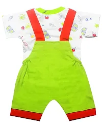 INFANT Cotton Dungaree For Baby Boys  Girls Red,Blue (PACK OF 2)-thumb1