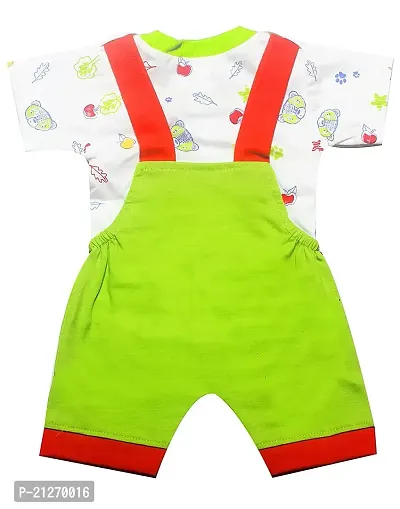 INFANT Cotton Dungaree For Baby Boys  Girls Red,Blue (PACK OF 2)-thumb2