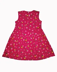 Infant Baby Girls Cotton Sleeveless Aline Frock-thumb1