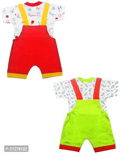 INFANT Cotton Dungaree For Baby Boys  Girls .(PACK OF 2)-thumb2