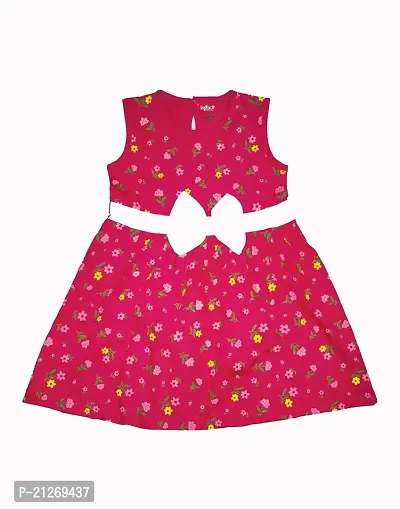 Infant Baby Girls Cotton Sleeveless Aline Frock