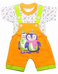 INFANT Cotton Dungaree for Baby Boys  Girls_Pack of 2 (Multicolor 4, 9-12 Months)-thumb3