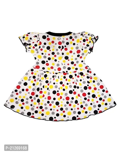 INFANT Baby Girls Half Sleve Knee Lenghth Frock Dress.-thumb2