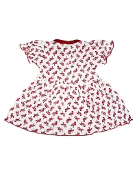 INFANT Baby Girls Half Sleve Knee Lenghth Frock Dress.-thumb1