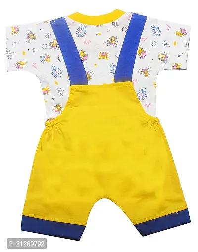 INFANT Cotton Dungaree For Baby Boys  Girls.(Red)-thumb2