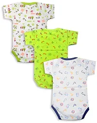 INFANT Cotton Romper For Baby Boys  Girls Pack of 3-thumb1