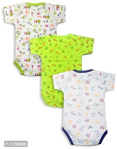 INFANT Cotton Romper For Baby Boys  Girls Pack of 3-thumb2