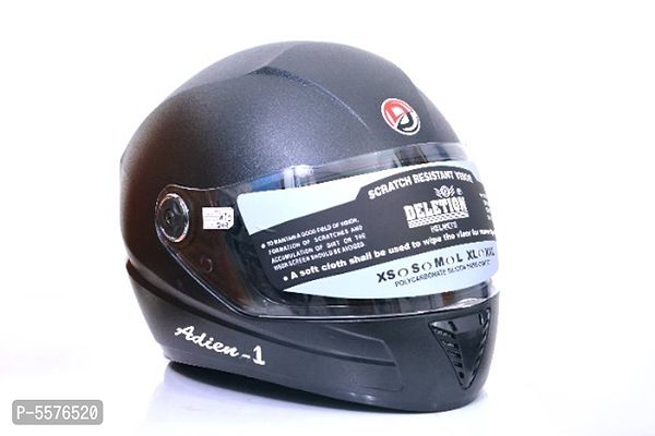 ISI Certified. Full Face Helmet ABS material Best for safety and scratch resistance visor.-thumb0