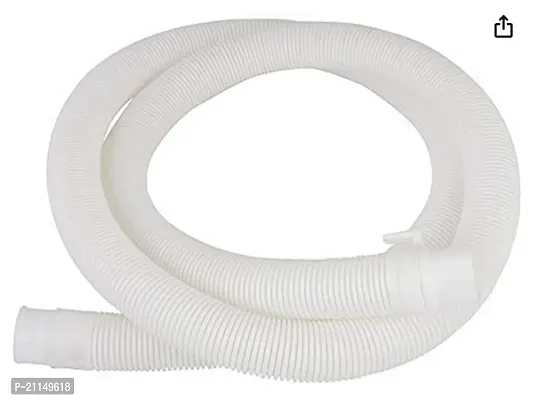 Meter Waste Water Drain Outlet Pipe | Washing Machine Outlet Hose Pipe - White 1.5meter