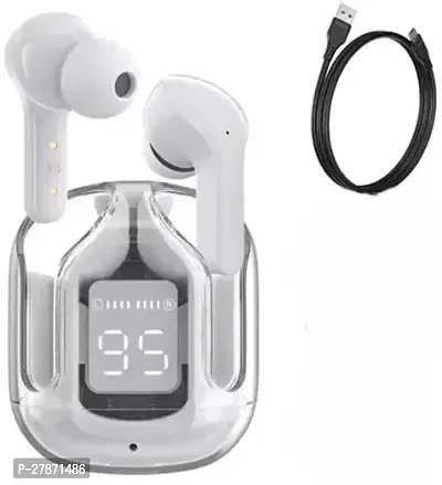 Seashot ULTRA PODS 20 WITH GOOGLE, BLUETOOTH HEADSET, 48HR PLAYTIME(White)111 Bluetooth Headset  (White, True Wireless)