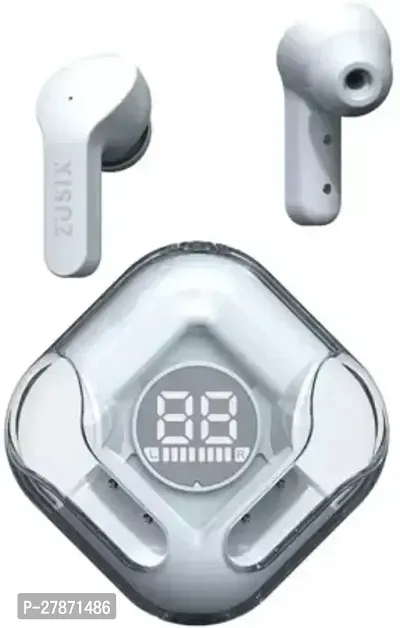 Seashot ULTRA PODS 20 WITH GOOGLE, BLUETOOTH HEADSET, 48HR PLAYTIME(White)111 Bluetooth Headset  (White, True Wireless)-thumb3