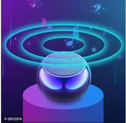 Bluetooth Mini Speaker Dynamic Metal with Google, Alexa  Siri Assistant Smart Speaker  (Multicolor)-thumb5