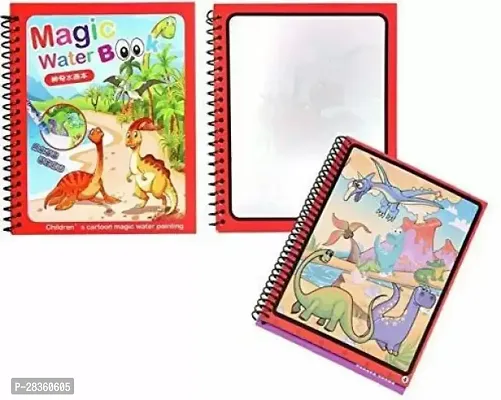 Magic Water Book Water Coloring Book with Magic Pen for Kid-thumb3