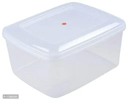 Nakoda Plastic Container Box - 10L, White, Transparent-thumb2