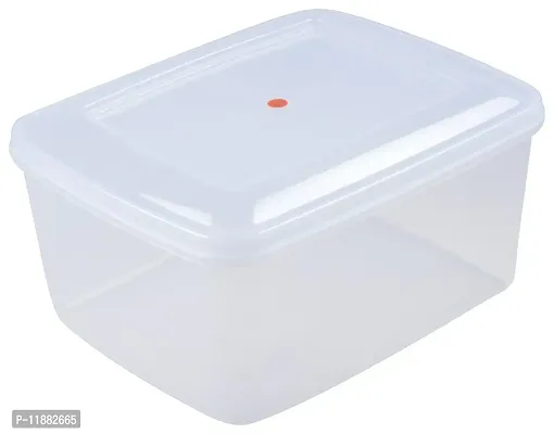 Nakoda Plastic Container Box - 10L, White, Transparent-thumb0