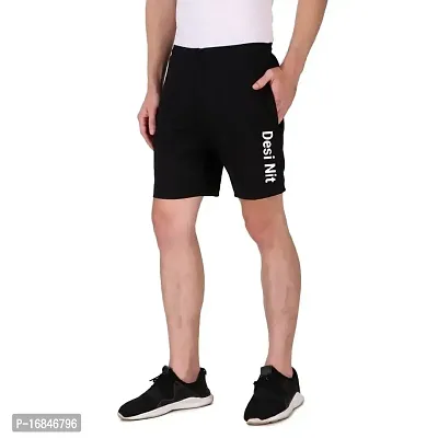 Desi Nit dry fit polyester shorts for men-thumb3
