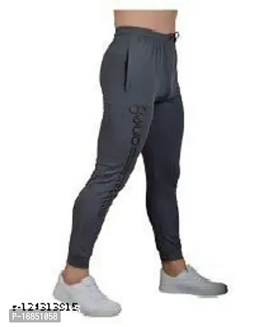 DN  grey dry fit trackpant for men-thumb0