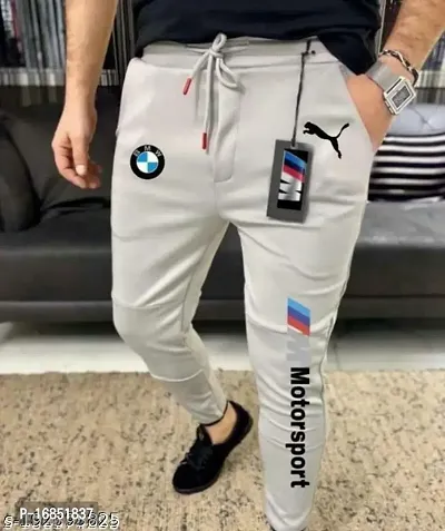 DN dry fit  grey bmw trackpant for men-thumb0