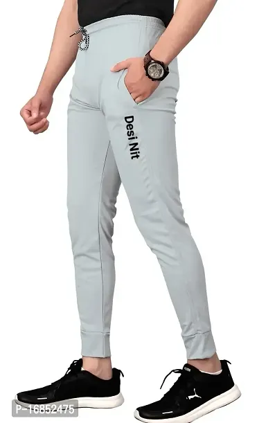 DN dry fit  grey trackpant for men