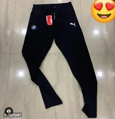 BMW Black Trackpant For Men