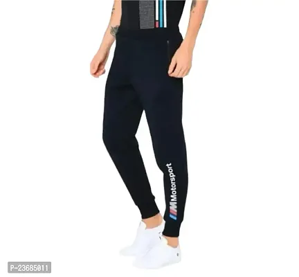 Bmw Black polyester trackpant.