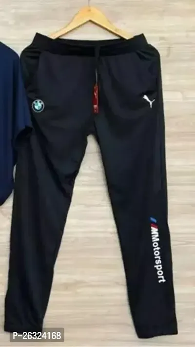 Classic Polyester Track Pants for Men-thumb0