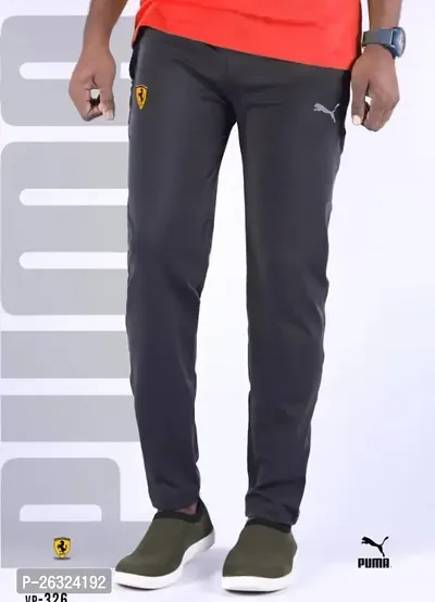Classic Polyester Track Pants for Men