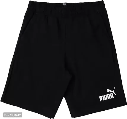 Classic Polyester Solid Shorts for Men-thumb0