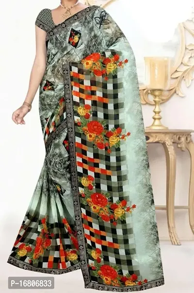 Fancy Chiffon Saree with Blouse Piece for Women