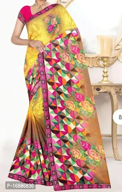 Fancy Chiffon Saree with Blouse Piece for Women