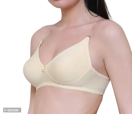 INNER TOUCH Women's Non-Padded/Seamless/Everyday/Wire-Free/T-Shirt Bra-thumb3