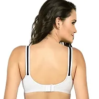 INNER TOUCH Women's Non-Padded Sports Bra(Combo Pack of 2) (B, M.Gray,Rama Green, 32B)-thumb2