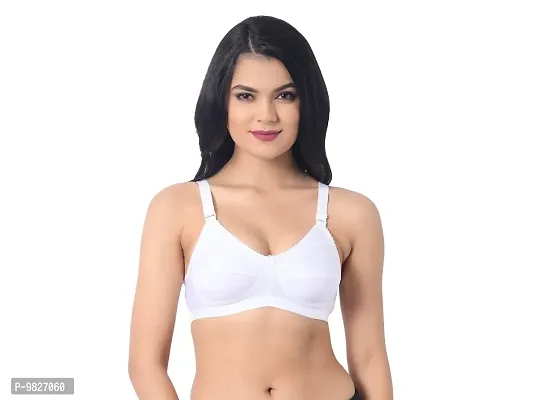 Buy INNER TOUCH Women's Cotton Non-Padded Non-Wired Broad Strap/Full  Coverage Bra Online In India At Discounted Prices