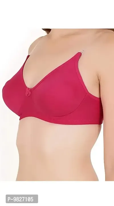 Buy INNER TOUCH Women's T-Shirt Seamless Non-Padded Transparent Strap Bra  Online In India At Discounted Prices